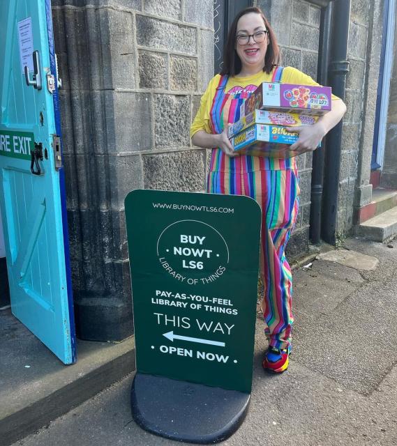 A member borrowing items