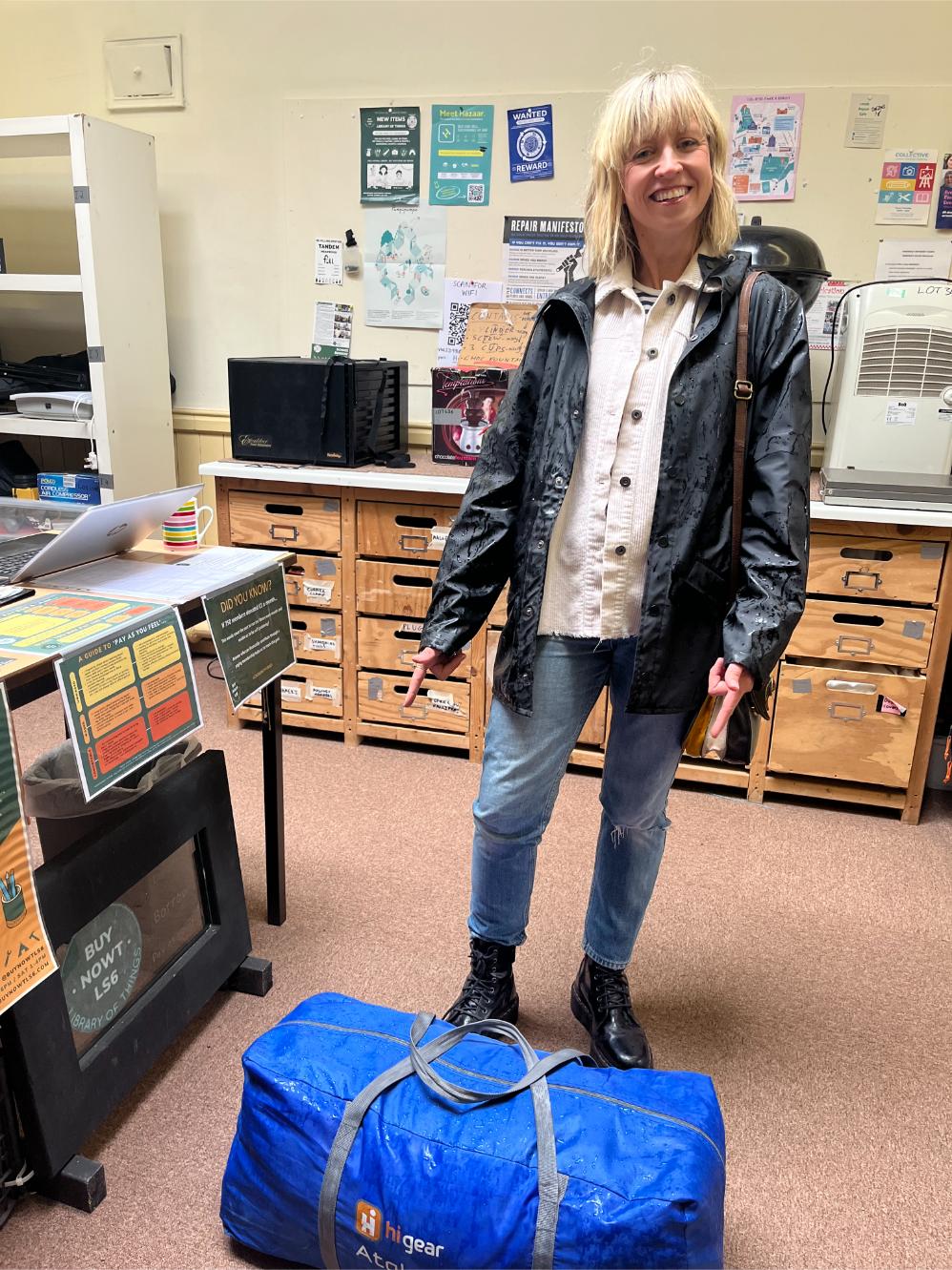 Donated items for the library