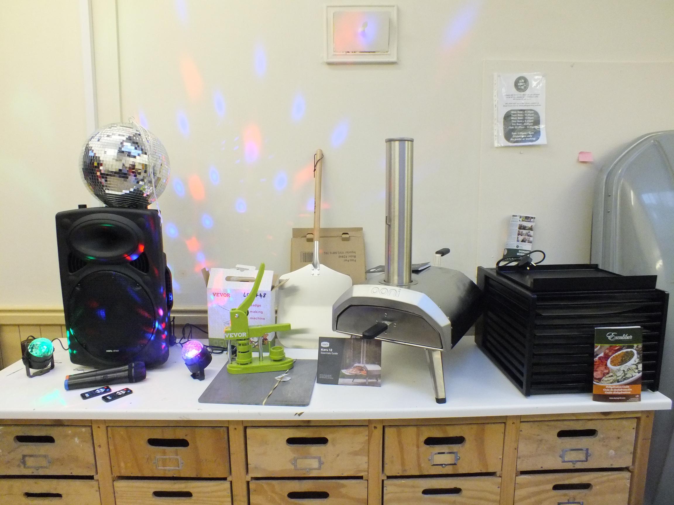 Gadgets available to borrow